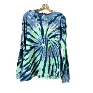 Sunsations Women's Long Sleeve Tie Dye Shirt